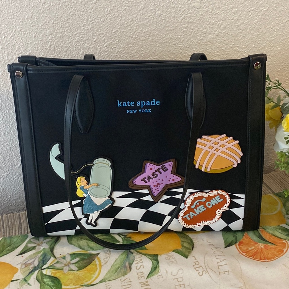 Kate Spade Alice In Wonderland Tote Bag